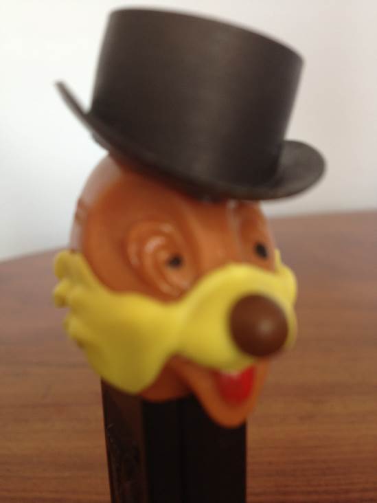 Chip Brown Face YELLOW whiskers  pez collectible - Main Image 2