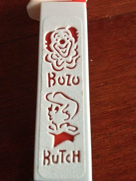 Bozo Diecut Stem - License Character pez collectible - Main Image 2