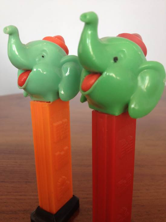 Big Top Elephants With Pointy Hats  pez collectible - Main Image 2