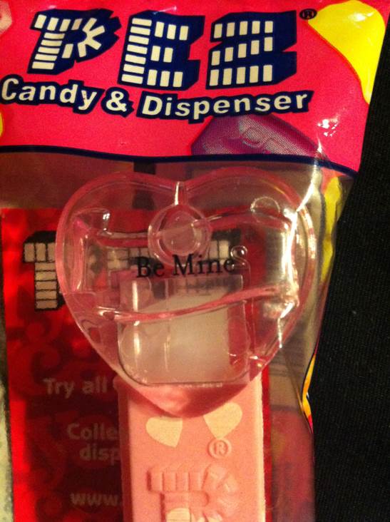 Heart (crystal pink) - Be Mine - Valentine’s Day pez collectible - Main Image 2