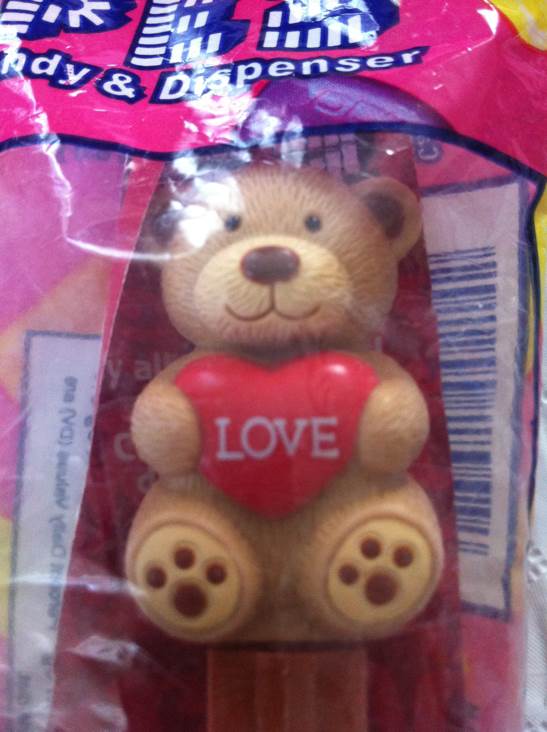 Teddy Bear (2) - Valentine’s Day pez collectible - Main Image 2