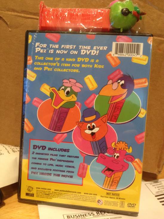 PEZ Animated Movie DVD pez collectible - Main Image 2