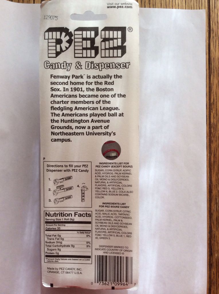 MLB - Baseball - Boston Red Sox Team Logo - MLB Baseball pez collectible - Main Image 2