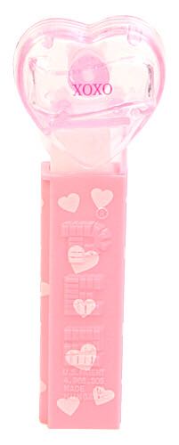Heart - Crystal Light Pink XOXO - Valentine’s Day pez collectible - Main Image 2