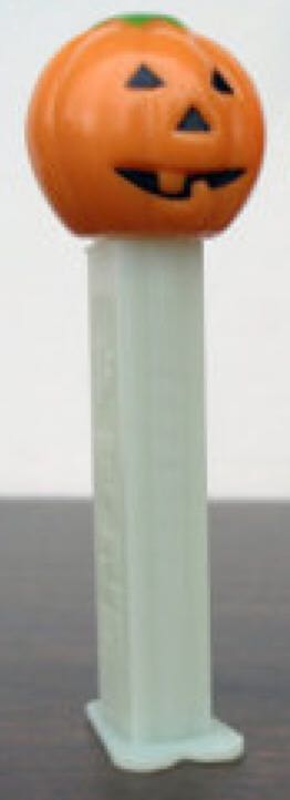 Halloween - Big Pumpkin Head Glow In The Dark Stem - Halloween pez collectible - Main Image 2