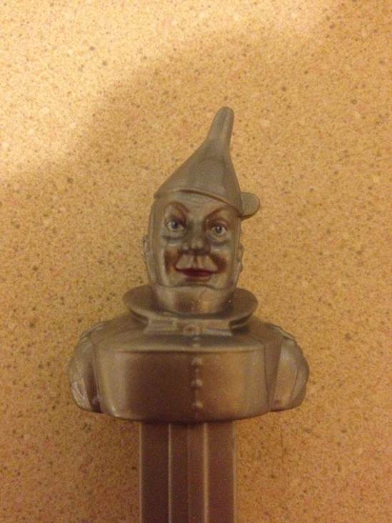 Pez - Regular Remake, purple pull-back, Japanese, purple stem, smaller white side pin