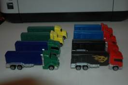 Big Rigs - (Green/Blue) (2) - Trucks - Series E (rigs) pez collectible - Main Image 1