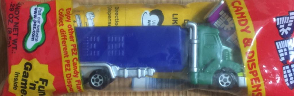 Big Rigs - (Green/Blue) (2) - Trucks - Series E (rigs) pez collectible - Main Image 2