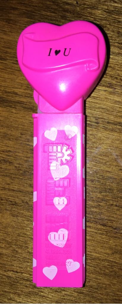 Heart I Love You Hot Pink - Valentine’s Day pez collectible - Main Image 2