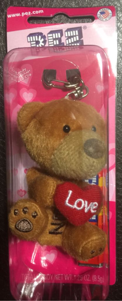 Brown Bear - Valentine’s Day pez collectible - Main Image 2