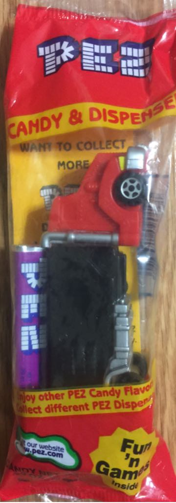 Big Rigs - Yellow Lights (Red/Black) (2) - Trucks - Series E (rigs) pez collectible - Main Image 2