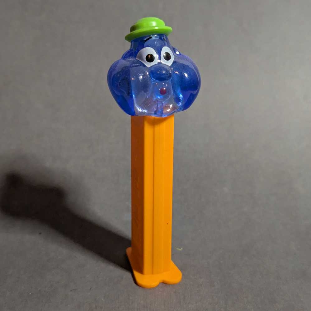 Bubbleman Crystal - Blue  - PEZ Originals pez collectible - Main Image 2