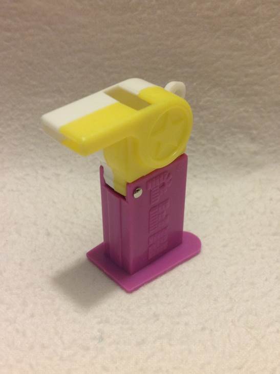 Coach Whistle - White And Yellow - Whistles pez collectible - Main Image 1