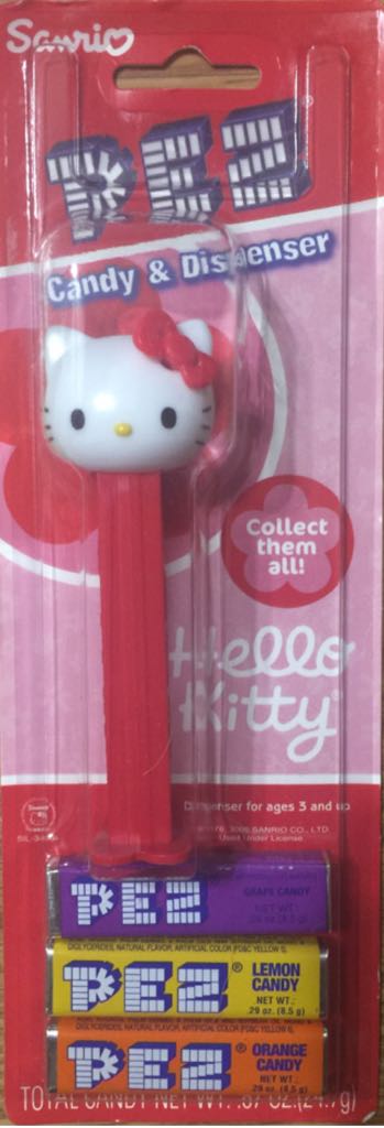 Hello Kitty - Red Bow (3) - Hello Kitty (complete) pez collectible - Main Image 2
