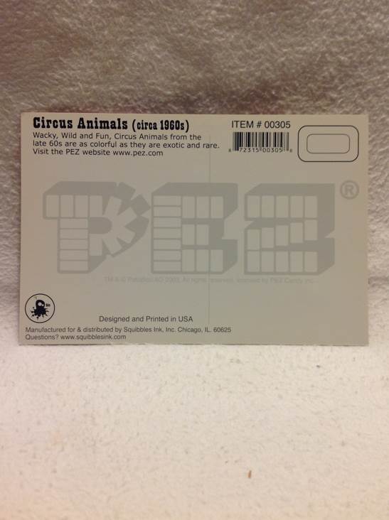 PEZ Circus - Post Cards pez collectible - Main Image 2