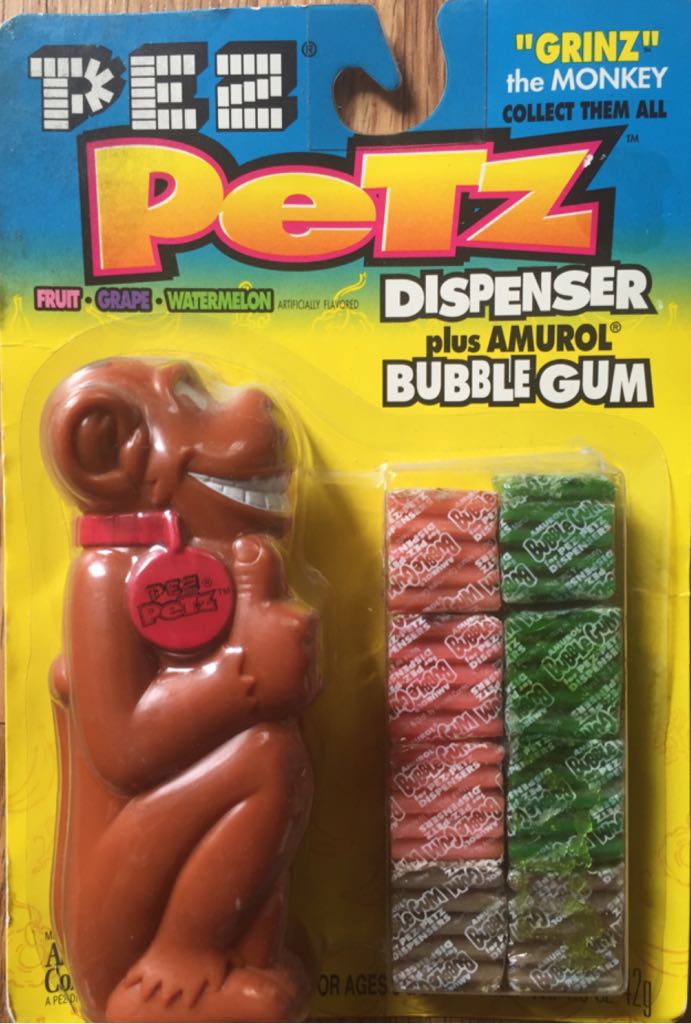 Grinz The Monkey - Pez Petz pez collectible - Main Image 2