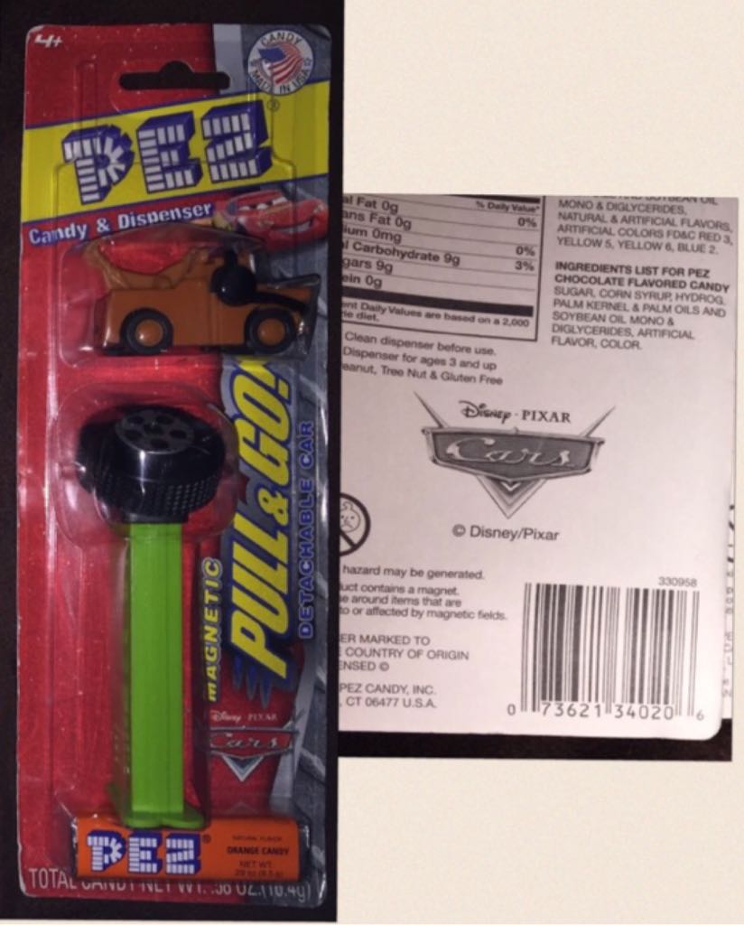 Cars 2 Pull & Go - Mater - Movies & TV - Disney/Pixar pez collectible - Main Image 2