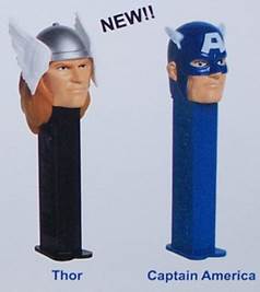 Marvel - Captain America B - Superheroes & Villains - 2011 (complete) pez collectible - Main Image 2