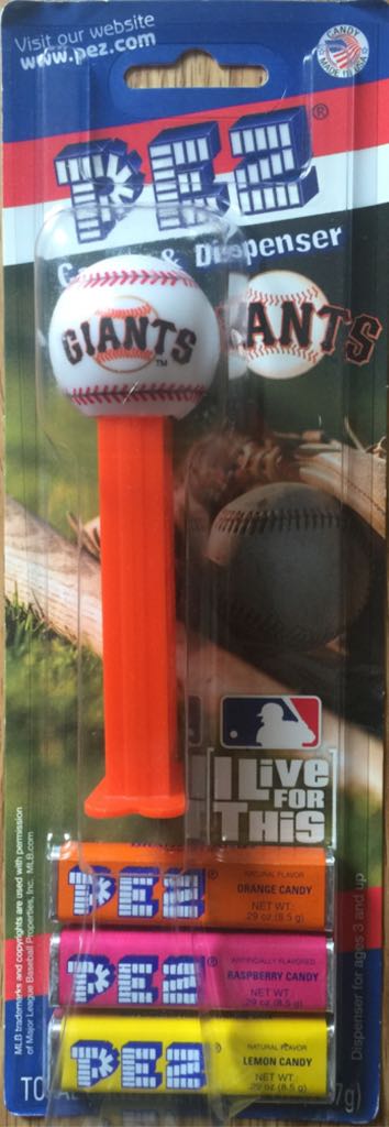 San Fransisco Giants - MLB Baseball pez collectible - Main Image 2