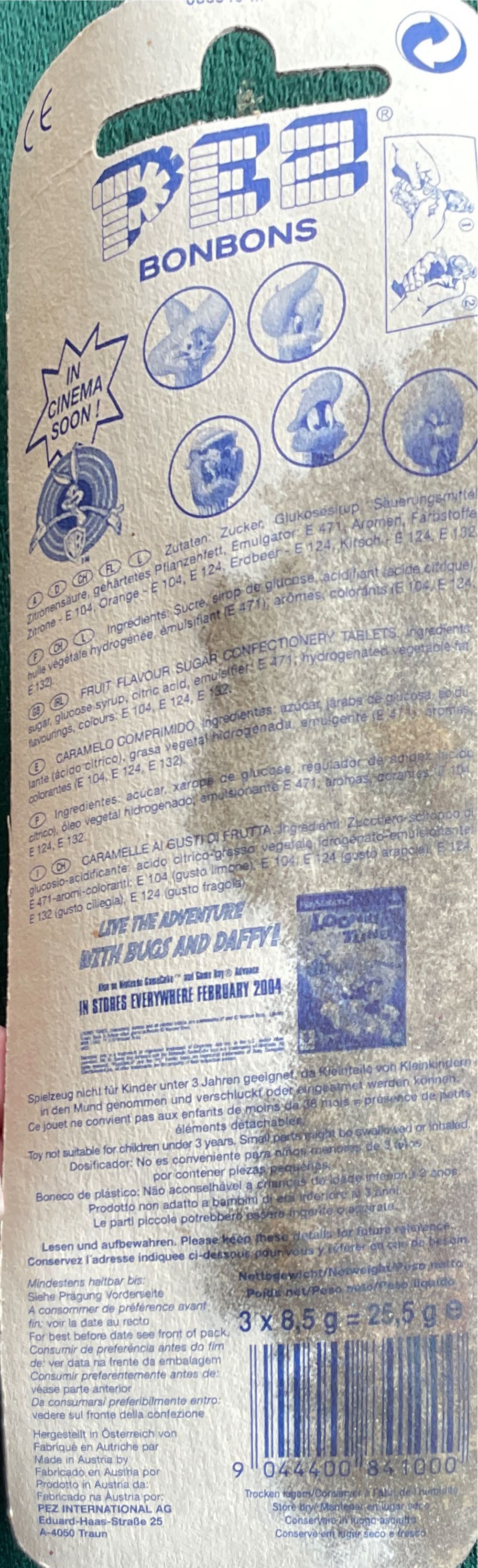 Looney Tunes - Yosemite Sam Back In Action - Looney Toons pez collectible - Main Image 2