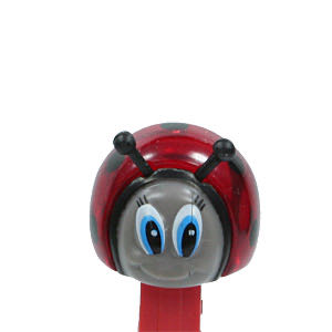 Bugz - Ladybug Red Crystal - Bugz pez collectible - Main Image 3