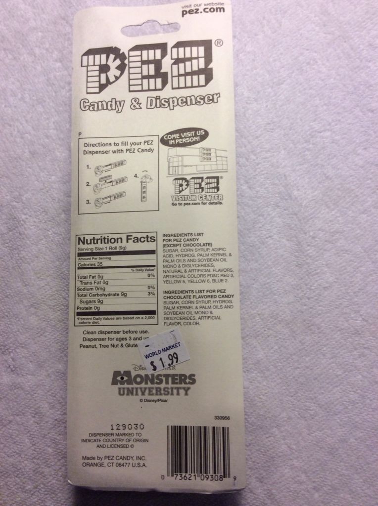 Skully - Monster University pez collectible - Main Image 2