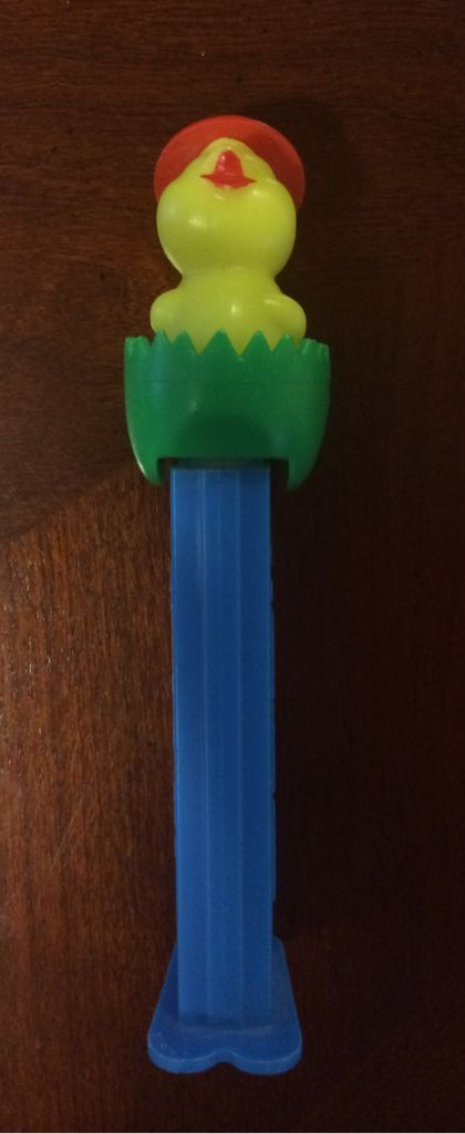 Chick In Egg B; Painted Eyes, Soft Shell - Holiday - Easter pez collectible - Main Image 2