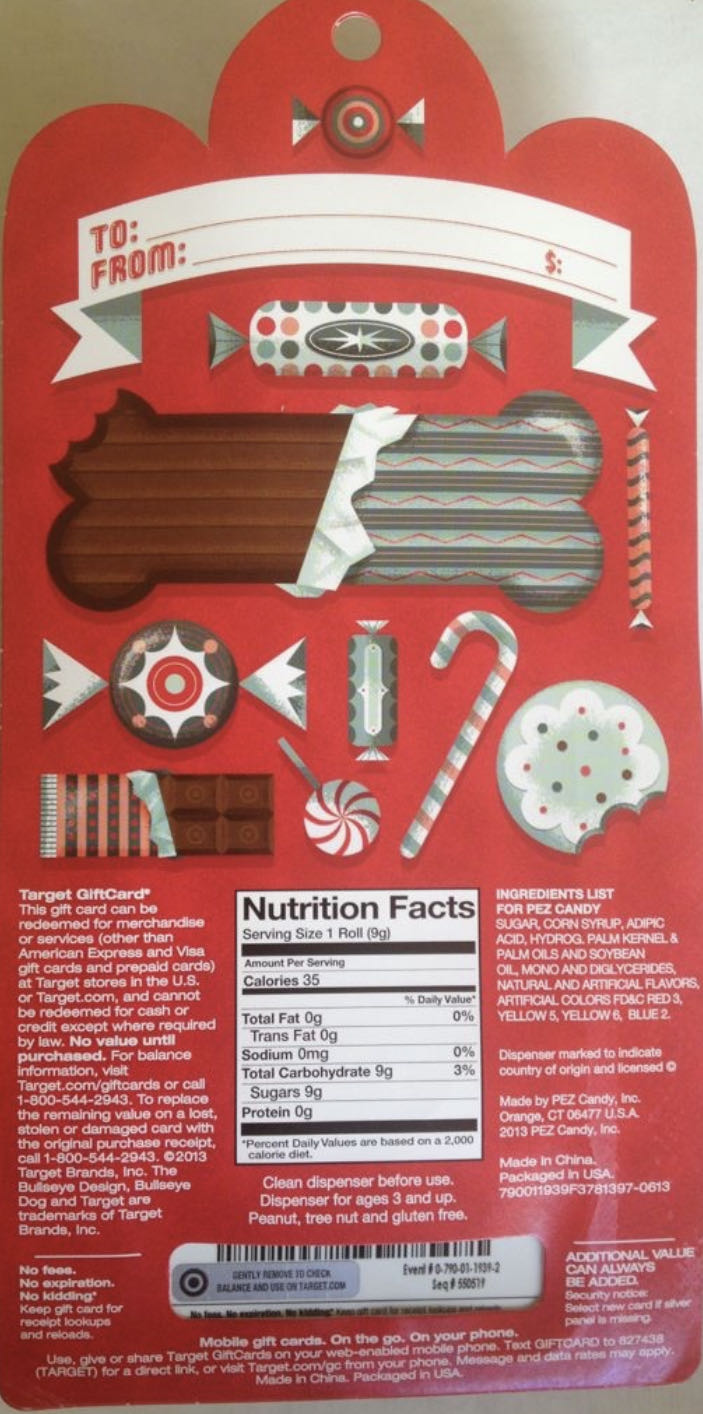 Target Bullseye Dog A - Advertising pez collectible - Main Image 4