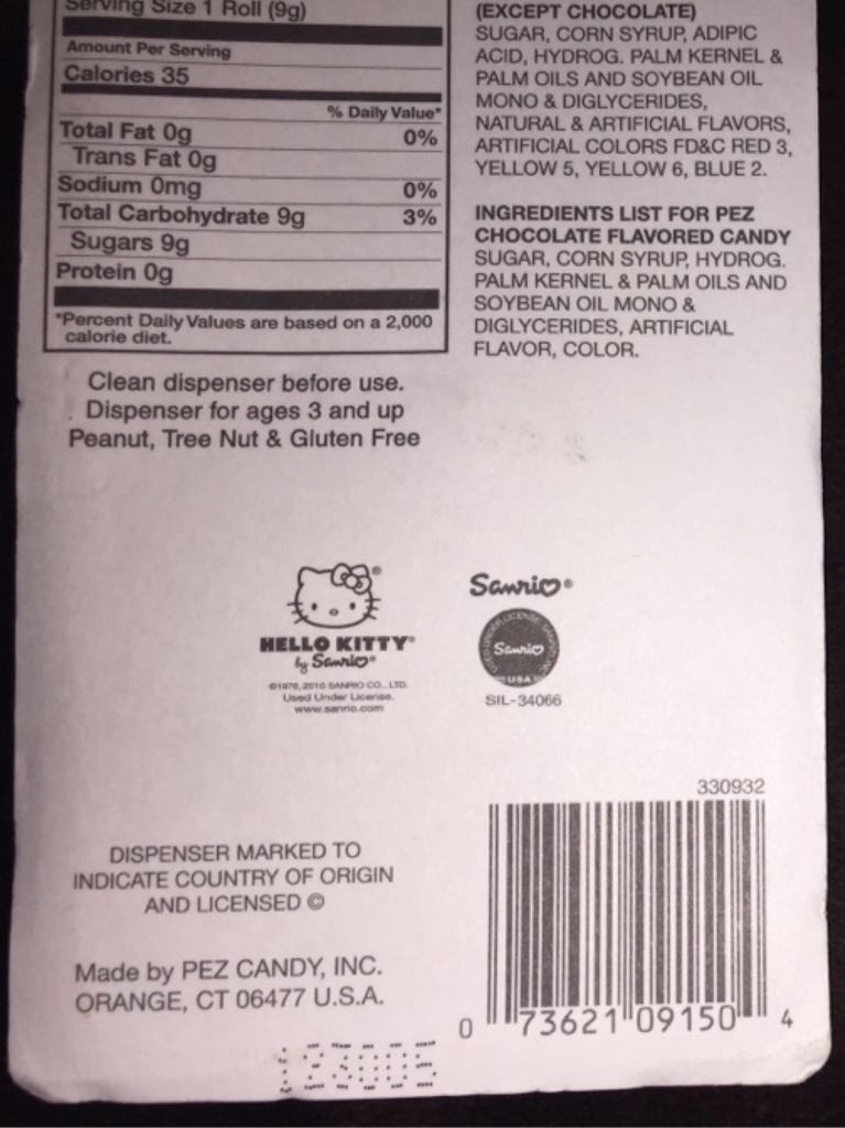 Hello Kitty - Full Body - Hello Kitty pez collectible - Main Image 2