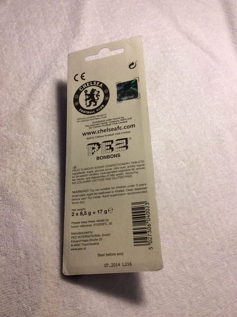 Chelsea Football Club - Premier League pez collectible - Main Image 2