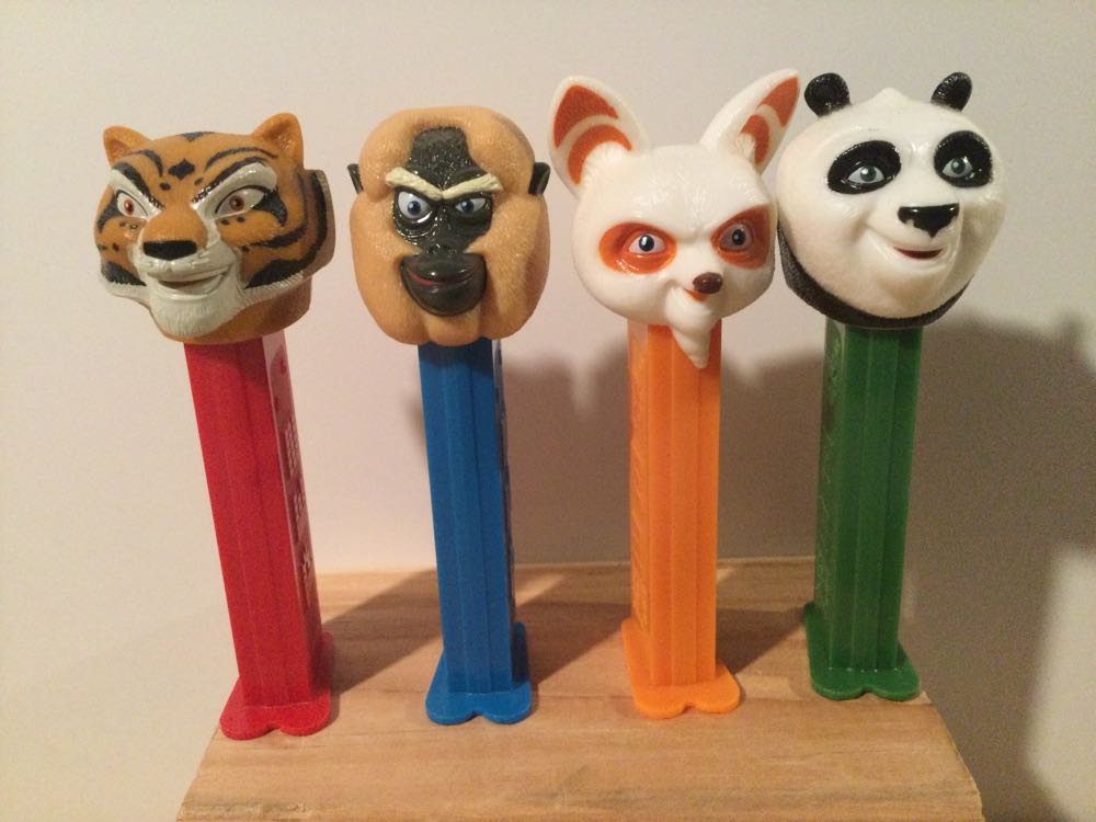 Kung Fu Panda Movie x4 - Dreamworks / Paramount - Kung Fu Panda pez collectible - Main Image 2