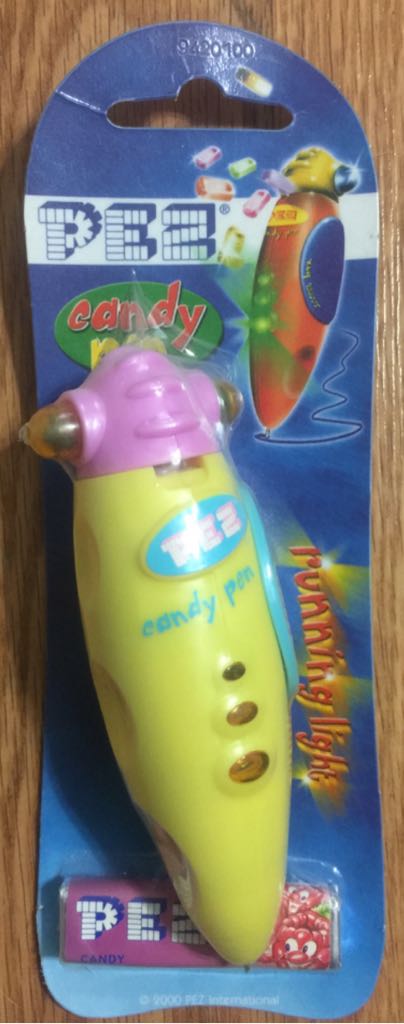 Euro Rocket Pen (Yellow) - Rocket Pens pez collectible - Main Image 2