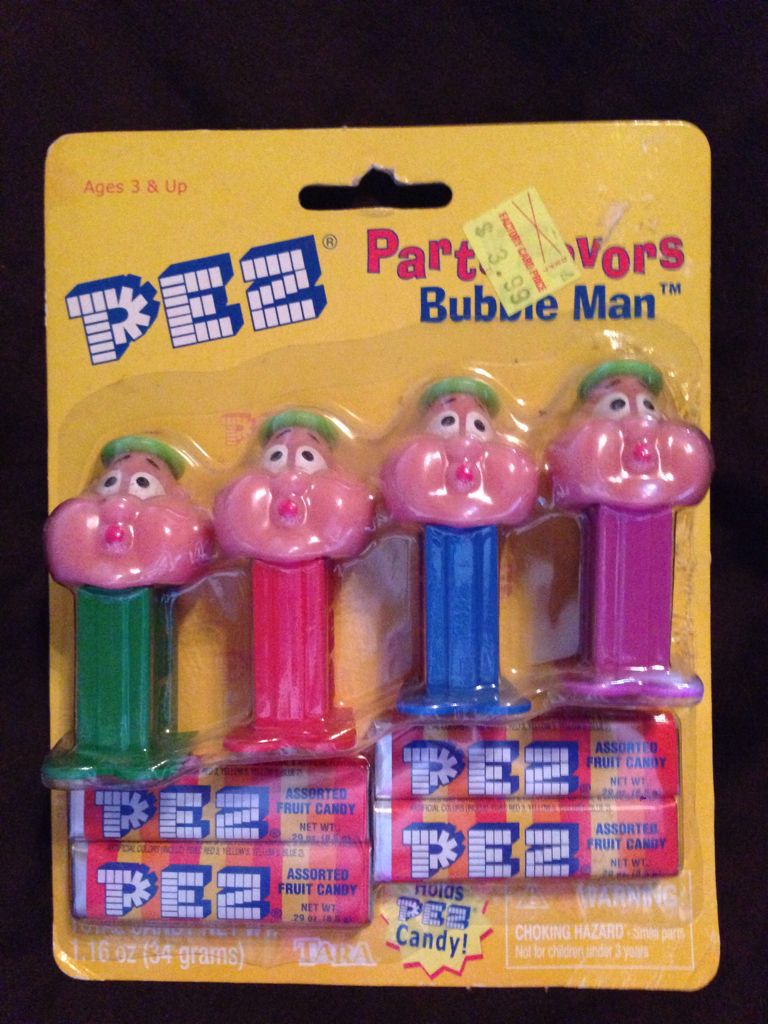 Party Favor Bubbleman Set - Party Favors pez collectible - Main Image 1