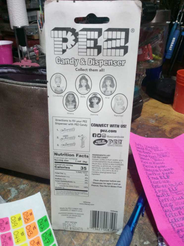 Princess Jasmine- Aladdin - Disney Princesses pez collectible - Main Image 3