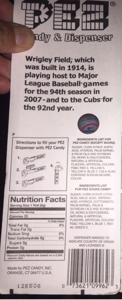 Chicago Cubs B - MLB Baseball pez collectible - Main Image 2