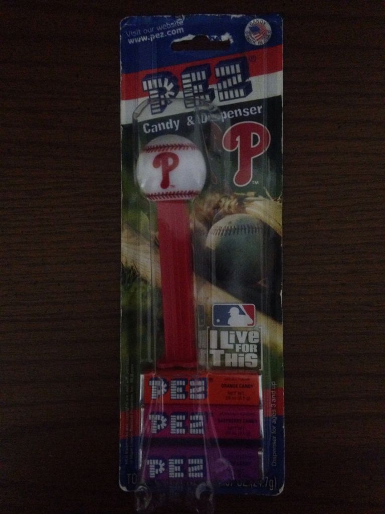 Philadelphia Phillies P Logo - MLB Baseball pez collectible - Main Image 2