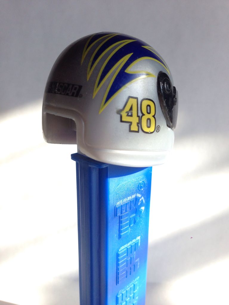 Nascar #48 Jimmy Johnson Lowes - Nascar Helmet pez collectible - Main Image 2