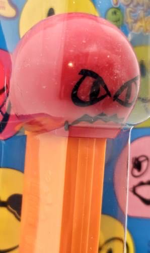 Funky Faces - Angry - Orange - funky faces pez collectible - Main Image 3