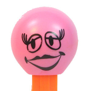 Funky Faces - Batting Lashes - Orange - funky faces pez collectible - Main Image 4