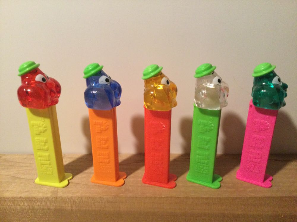 Bubbleman Crystal - Green - PEZ Originals pez collectible - Main Image 4