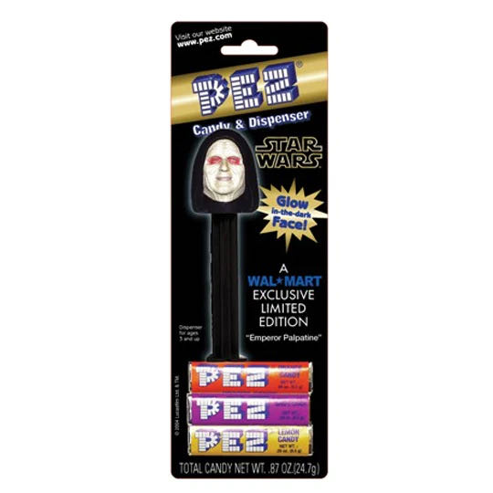 Empero Palpatine (Series D) - Glow in the Dark - Star Wars pez collectible - Main Image 3
