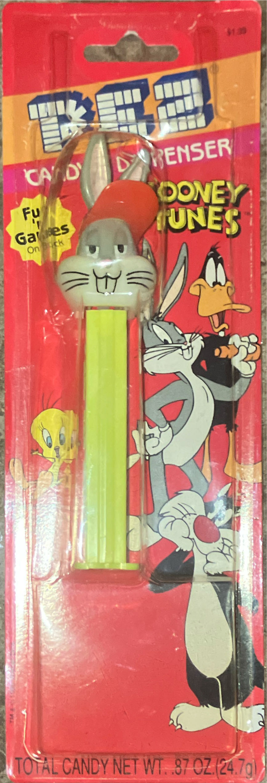 Bugs Bunny With Visor - Warner Brothers Back In Action pez collectible - Main Image 2