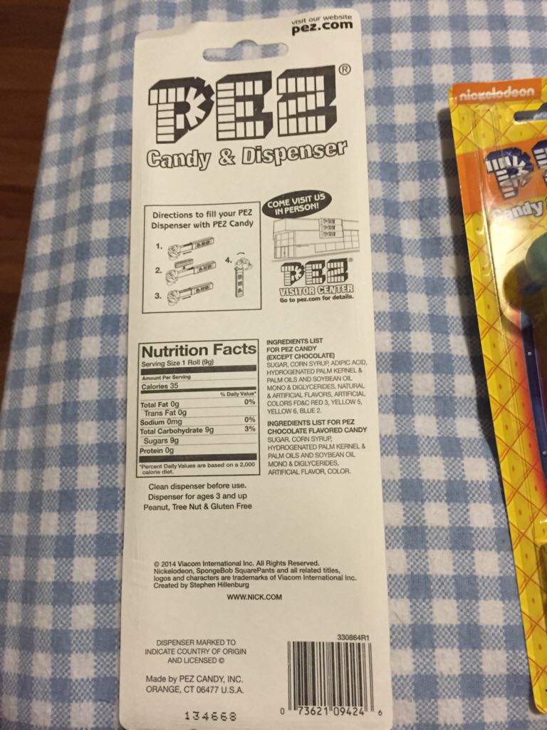 Spongebob With Pants - Spongebob pez collectible - Main Image 2