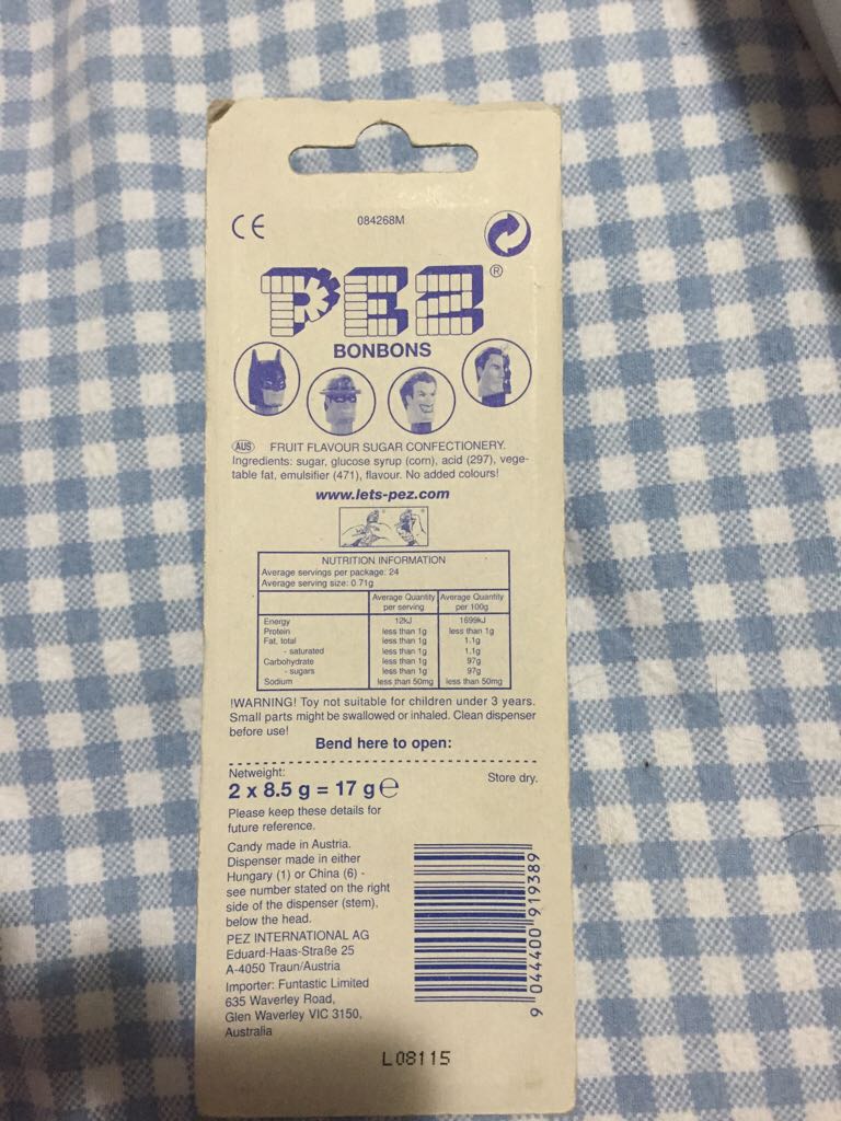 Batman Twoface - Batman And Villians pez collectible - Main Image 2