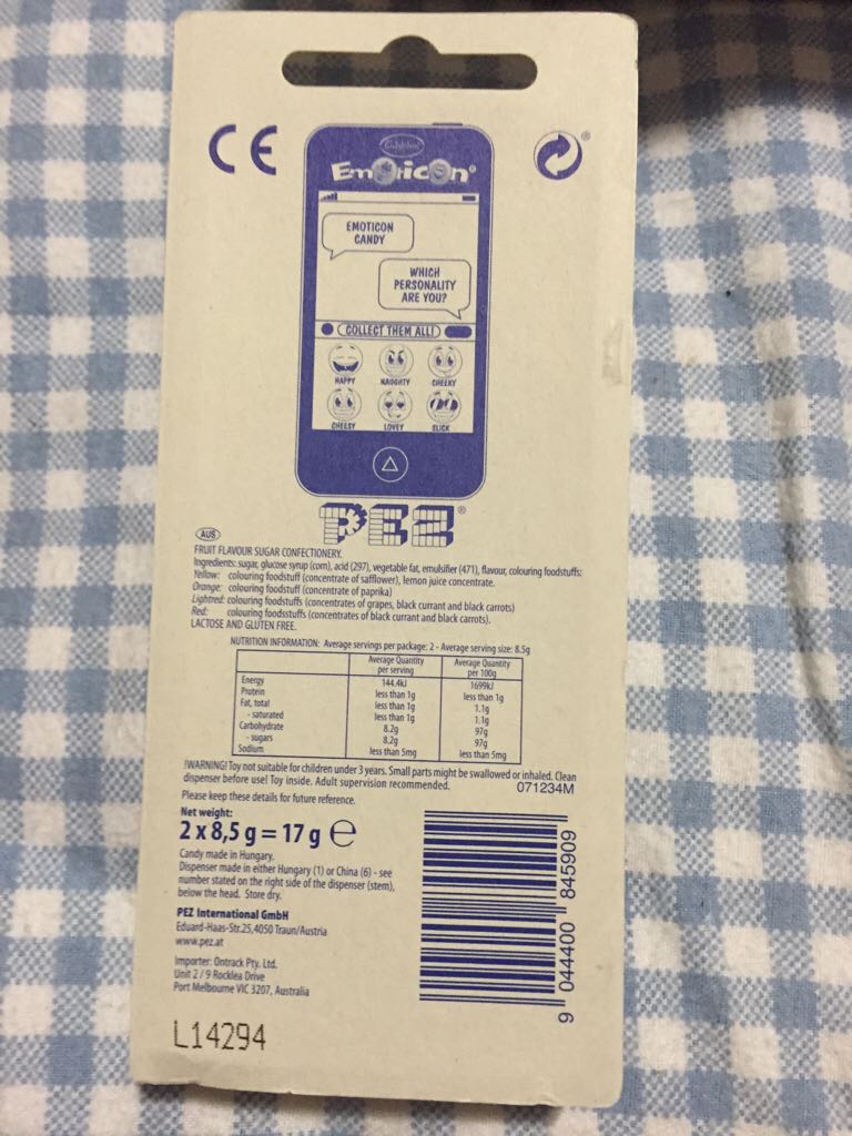 Emoticon Pez - Smiley Face  pez collectible - Main Image 2