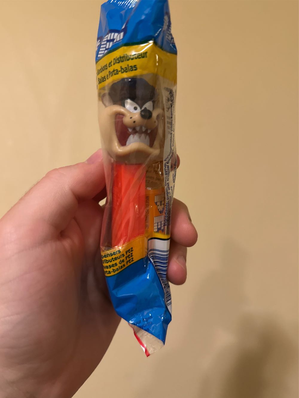 Looney Tunes - Taz Bike Helmet  pez collectible - Main Image 2