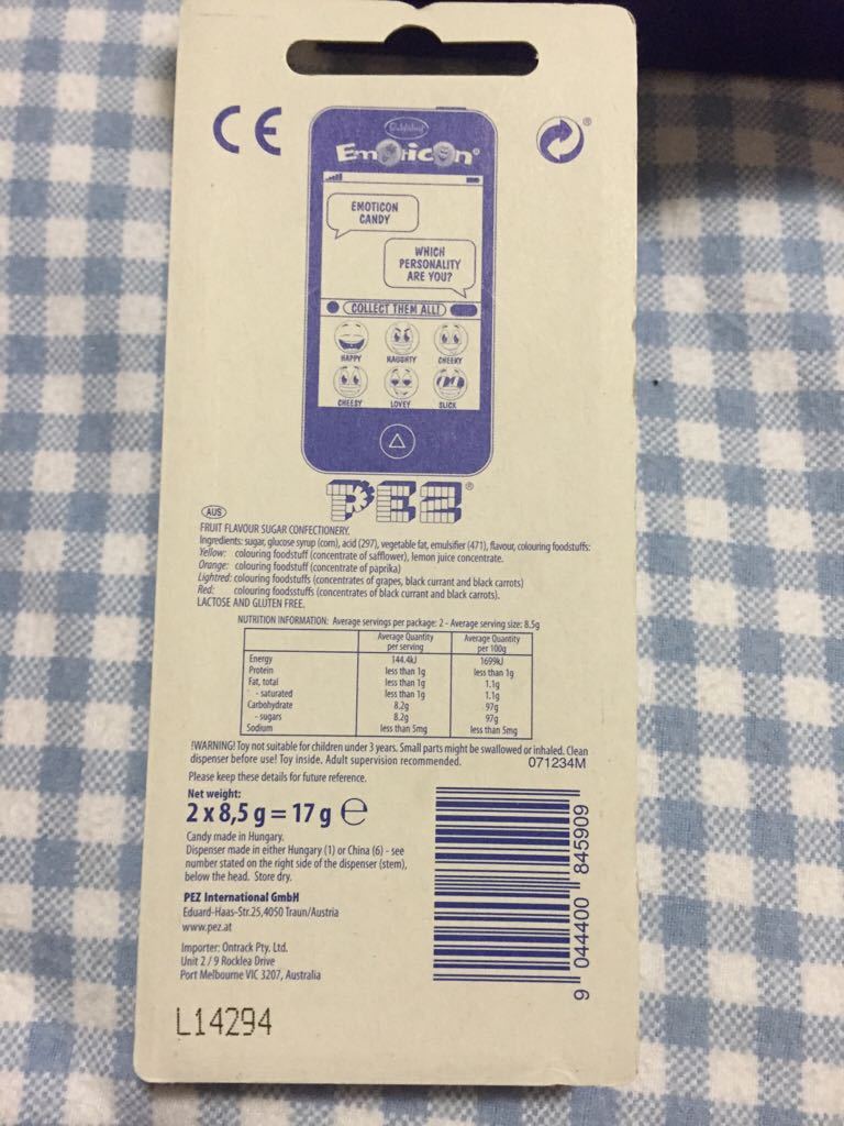 Emoticon Pez - Pokey Tongue Face  pez collectible - Main Image 2