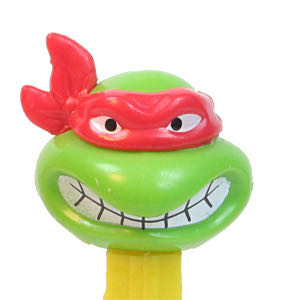 TMNT - Raphael Angry - Yellow - China - TMNT pez collectible - Main Image 2