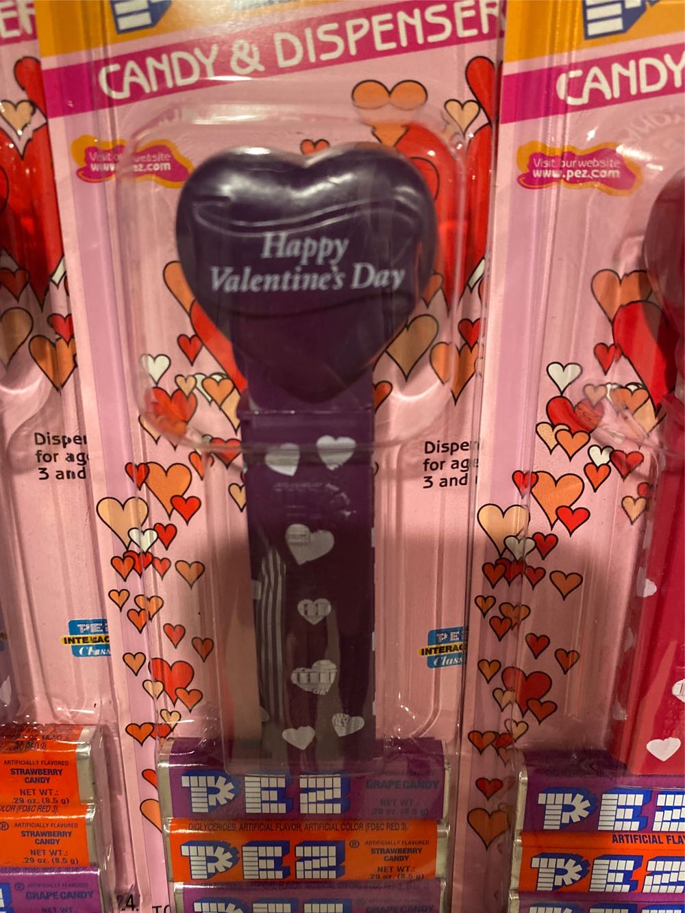 Valentine’s Day - Heart - Purple - Happy Valentines Day pez collectible - Main Image 2