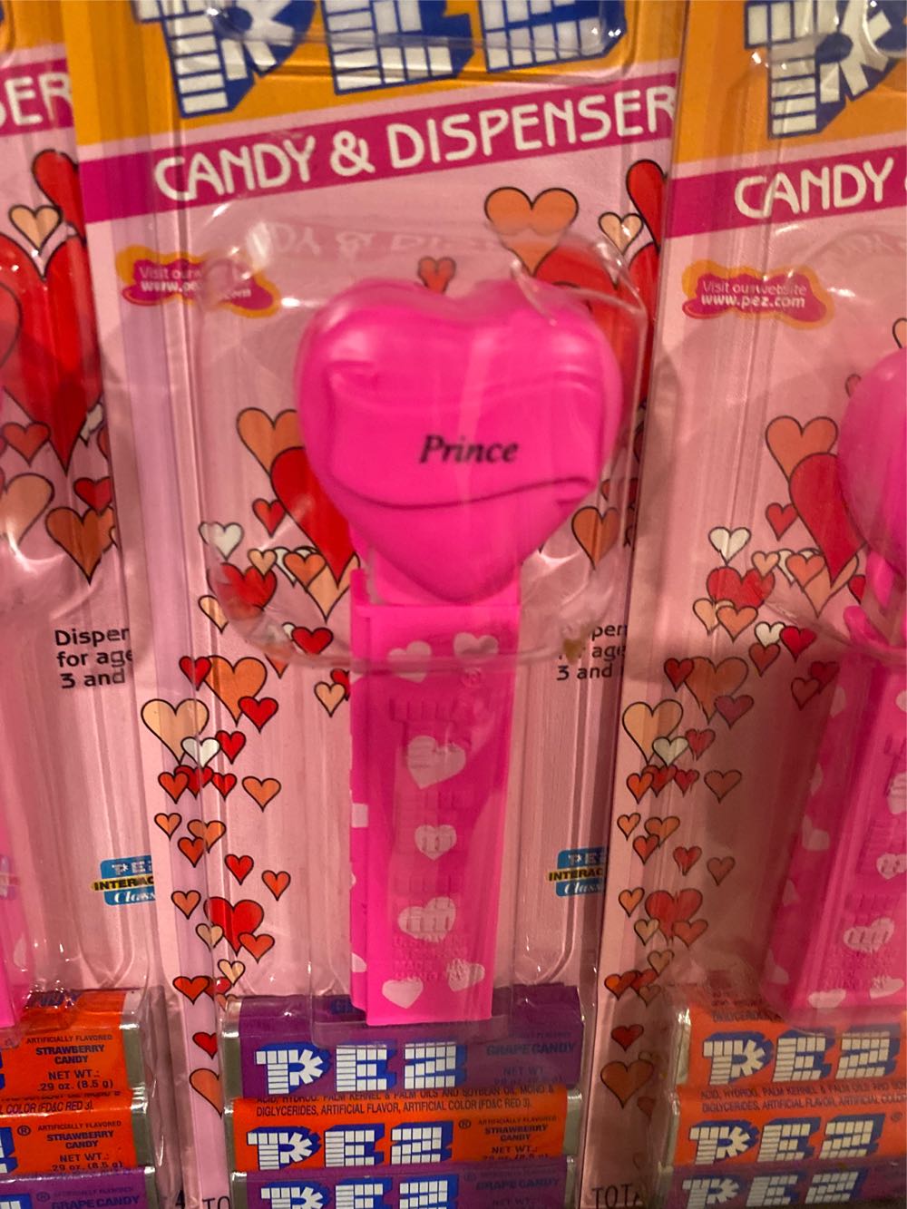 Valentine’s Day - Heart - Neon Pink - Valentines pez collectible - Main Image 2